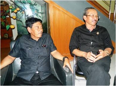 Zoel Rachdi (kiri), Dede Rusliadi (Kanan).